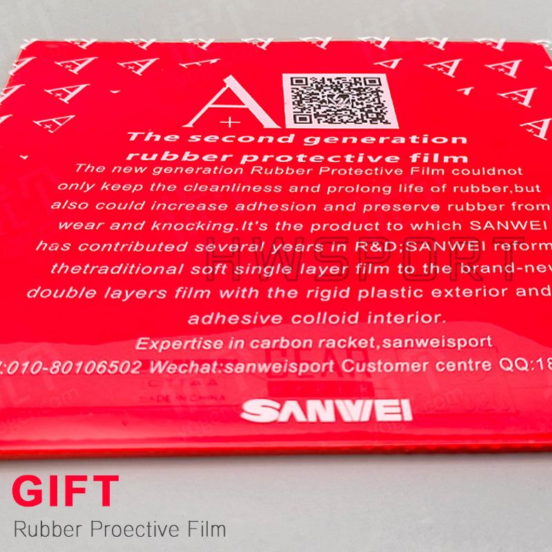 SANWEI GEAR HYPER Накладка для настольного тенниса Полулипкая резиновая пластина для пинг-понга с предварительно настроенной средней бисквитной насадкой