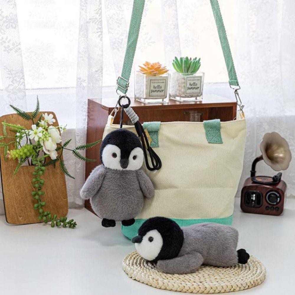 Stuffed Penguin Stuffed Pendant Cartoon Penguin Soft Pillow Penguin Plush Keychain Birthday Gift