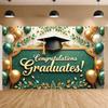 Дисплей для выпускников 'Grad Success' Сверкающие буквы Поздравляем Дисплей 'Поздравляем выпускника' Золотая тематика Баннер для выпускного Для фона выпускного