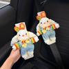 2 шт. Милые накладки на плечи ремня безопасности в виде кроликов, защита от истирания для одежды, высококлассные милые парные автомобильные аксессуары