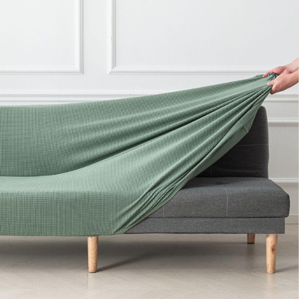 Removable Futon Sofa Cover Elastic Bench Cover Household Armless Sofa Slipcover  Home