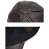 Anmida Leather Genuine Cold Plain [ANMIDA] Кепка осень/зима, мужская шляпа, женская кепка, кожа, защита, простая,