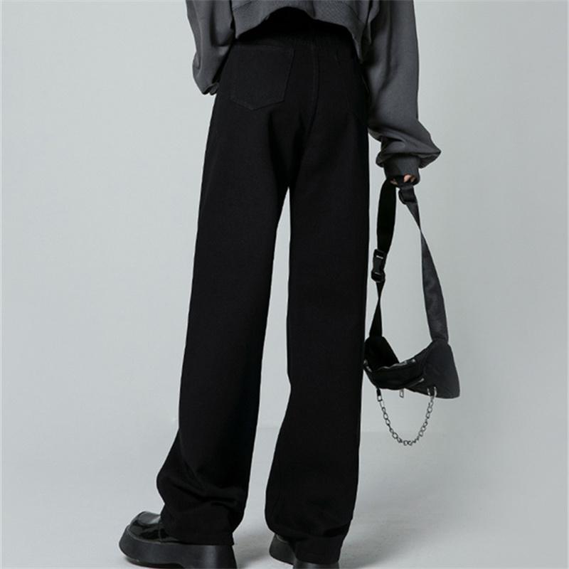 Винтажная весна 2022, женская мода с высокой талией, женские широкие джинсы, мешковатые женские джинсовые брюки-карго, джинсовые брюки для мамы