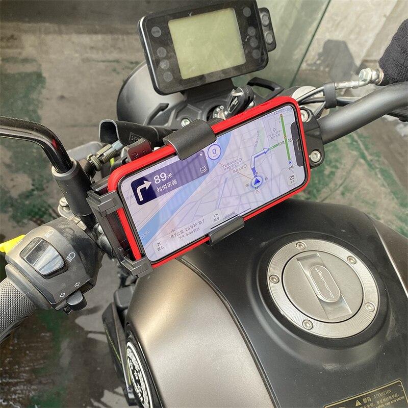 Для YAMAHA BMW Kawasaki R1200GS R1250GS R1200RT MT07 MT09 Z900 Z800 GSXR600 GSXR750 Универсальная подставка с GPS-держателем для мобильного телефона