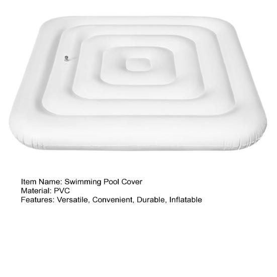 Крышка для бассейна, квадратная надувная крышка для гидромассажной ванны, водонепроницаемый пылезащитный защитный чехол для дома, на открытом воздухе