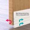 1M Door Sealing Tape Draft Excluder Strip Self Adhesive Tape Window Door Bottom Seal Stopper Rubber Seal Weathering Strip