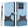 Cartoon Magnetic Leather Wallet Case for Moto Edge 5G UW 2026 30 40 50 60 70 Neo X30 Pro 2026 G Play 2026 Ultra Fusion Cover