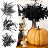 Halloween Flower Arrangement Gothic Plastics Ornament Black Series DIY Simulated Flower Branches Party Decoration 8 Styles