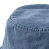 Denim Fisherman Hat Retro Style Unisex Sun Protection Basin Hat Flat Top Short Brim Solid Color Thin Bucket Hat