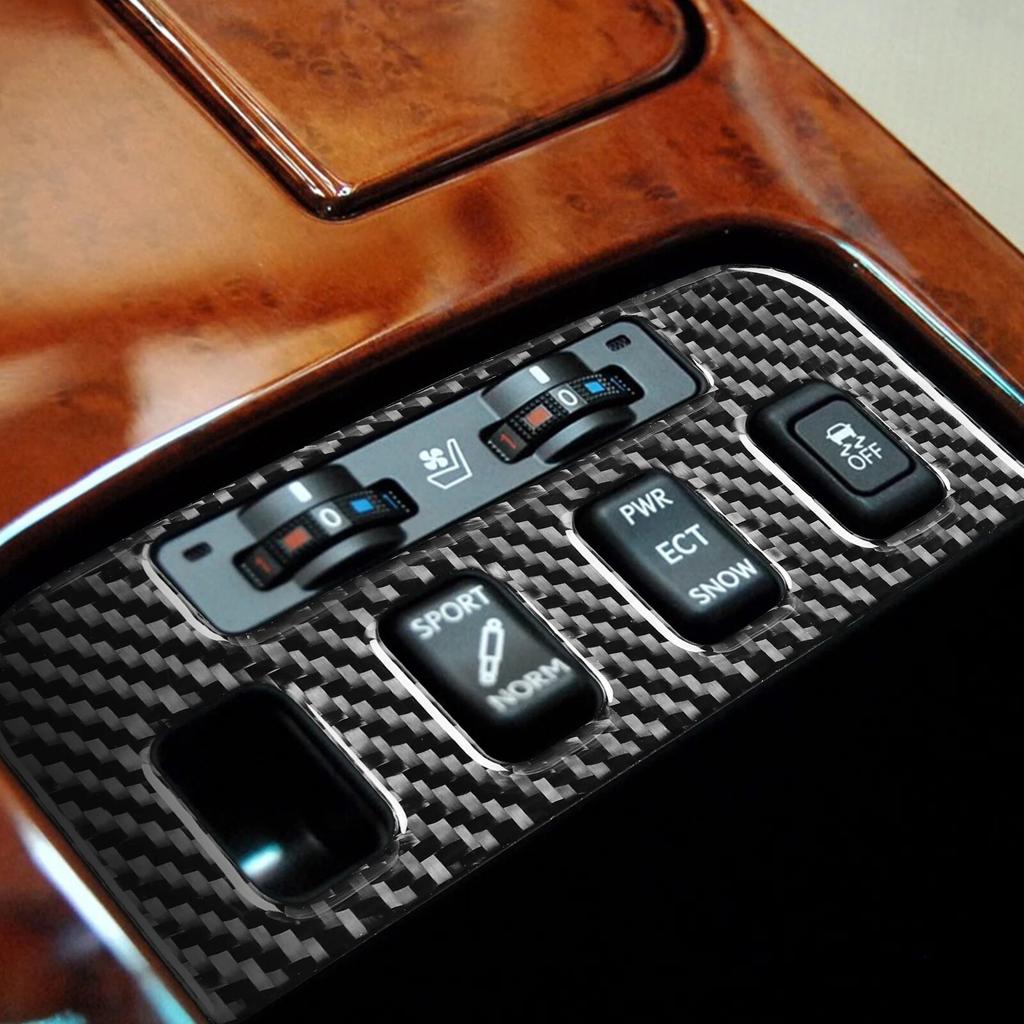 Для Lexus GS 2006-2011 автомобильное сиденье, панель управления, декоративная крышка, наклейка, отделка, автомобильные аксессуары для интерьера, углеродное волокно