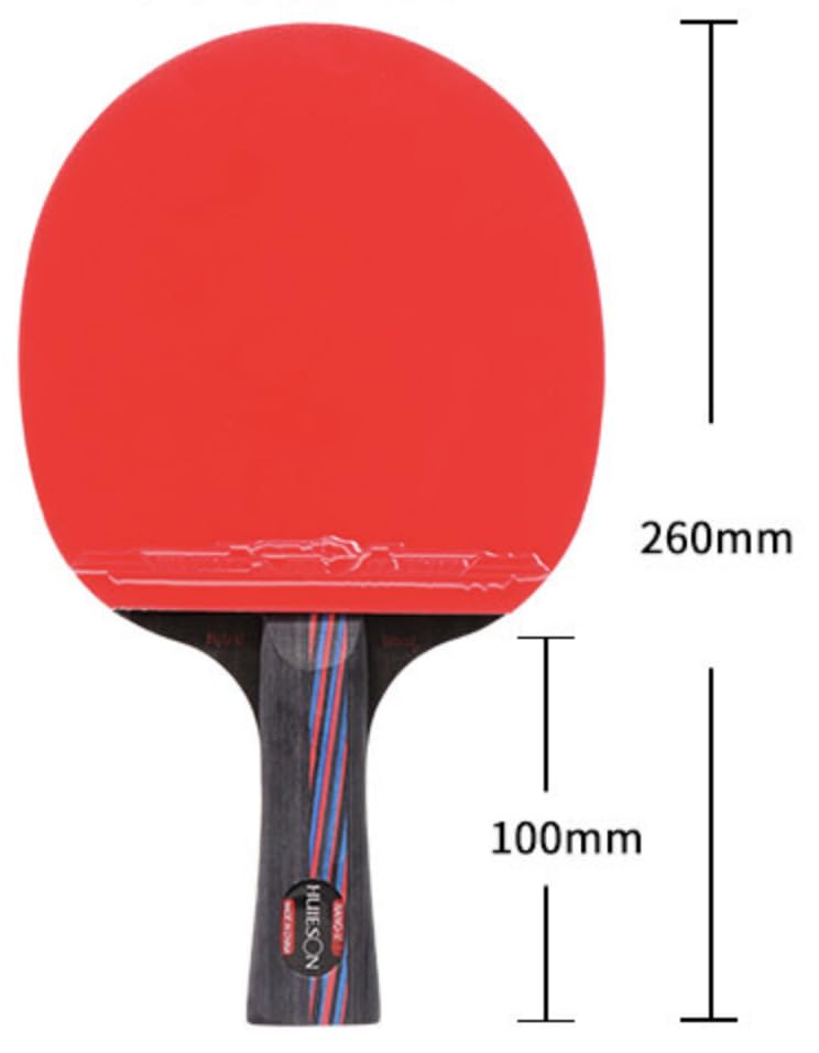 Ракетка для настольного тенниса Shake, ручная работа, сделано в Китае, чехол из резины, углеродистой фанеры, 204 г, раструб [Mui Bien], неклейкий