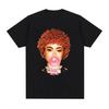 Rapper Ice Spice Graphic T Shirt Men Women's Fashion Hip Hop Street Style T-shirt Summer Casua Anime Winter Innerwear