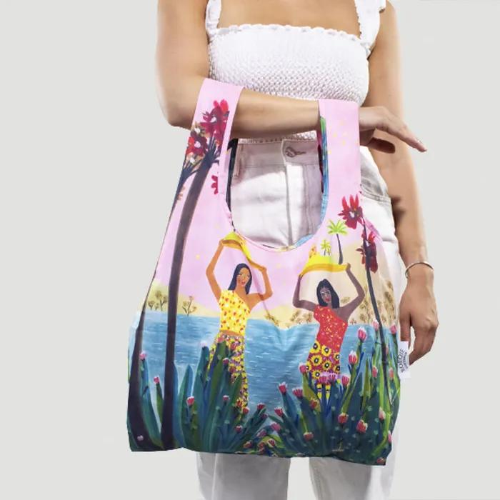 [KINDBAG] Loequilla Fouris - Два острова Многоразовая средняя сумка Kindbag