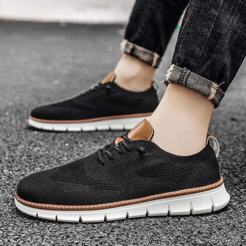Lightweight Sports Men's Casual Shoes Running Male Shoe Safety Flat Classic Original Breathable Comfortable Deals Work Sneakers