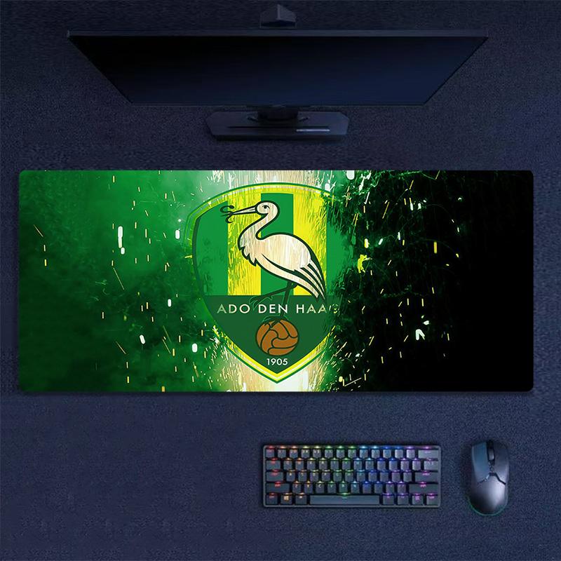 ADO Den Haag Print Cushion Non-slip Laptop Tablet Big Mousepad XXL Mat Mini PC Playmat With Lock edge
