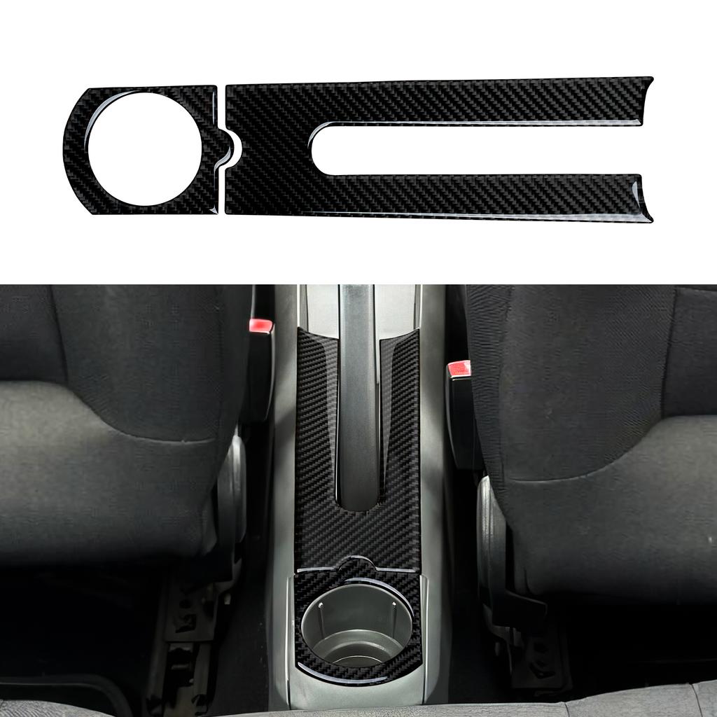 For SEAT Cordoba Ibiza 6L (2002-2009) Trim Accessories Carbon Fiber Interior Sticker. Car Center Console Gear Shift Panel Cover.