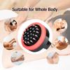 Electric Meridian Body Massage Brush Vibration Hot Compress Microcurrent Anti Cellulite Machine Physiotherapy Fat Burning