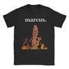 Мужские Женские Винтажные Футболки Marcus The Worm Хлопковая Одежда Смешная Футболка с Коротким Рукавом и Круглым Вырезом Футболка с Принтом