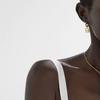 FENDI Baguette Earrings Women's Gold 8AH616A5TOF09ZE