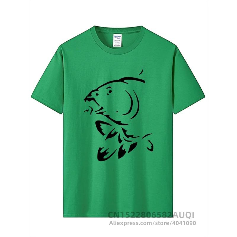 Летний топ с круглым вырезом и 3D-принтом рыбы, модная повседневная мужская футболка с коротким рукавом