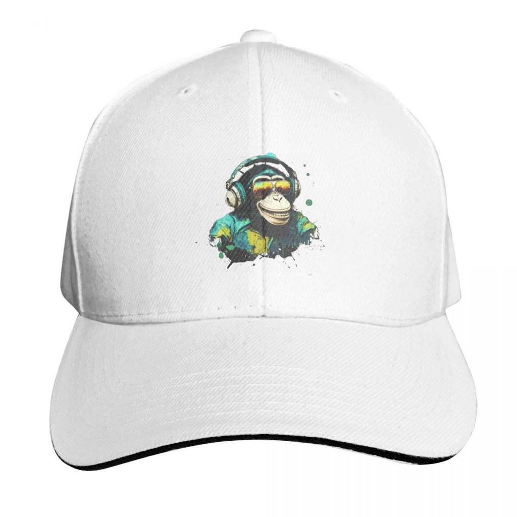 Graffiti Dj Monkey Business N Baseball Cap Luxury Hat party Hat Kids Hat Golf Unisex Unisex Hats Womens