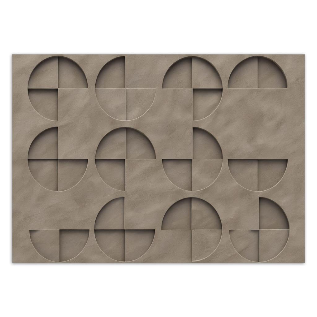 Wallpaper Circles Abstraction 3D