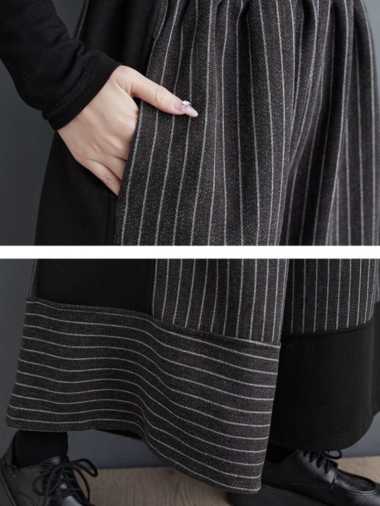 Большие полосатые весенние брюки женские широкие свободные плиссированные женские брюки эластичные с высокой талией модные повседневные женские брюки