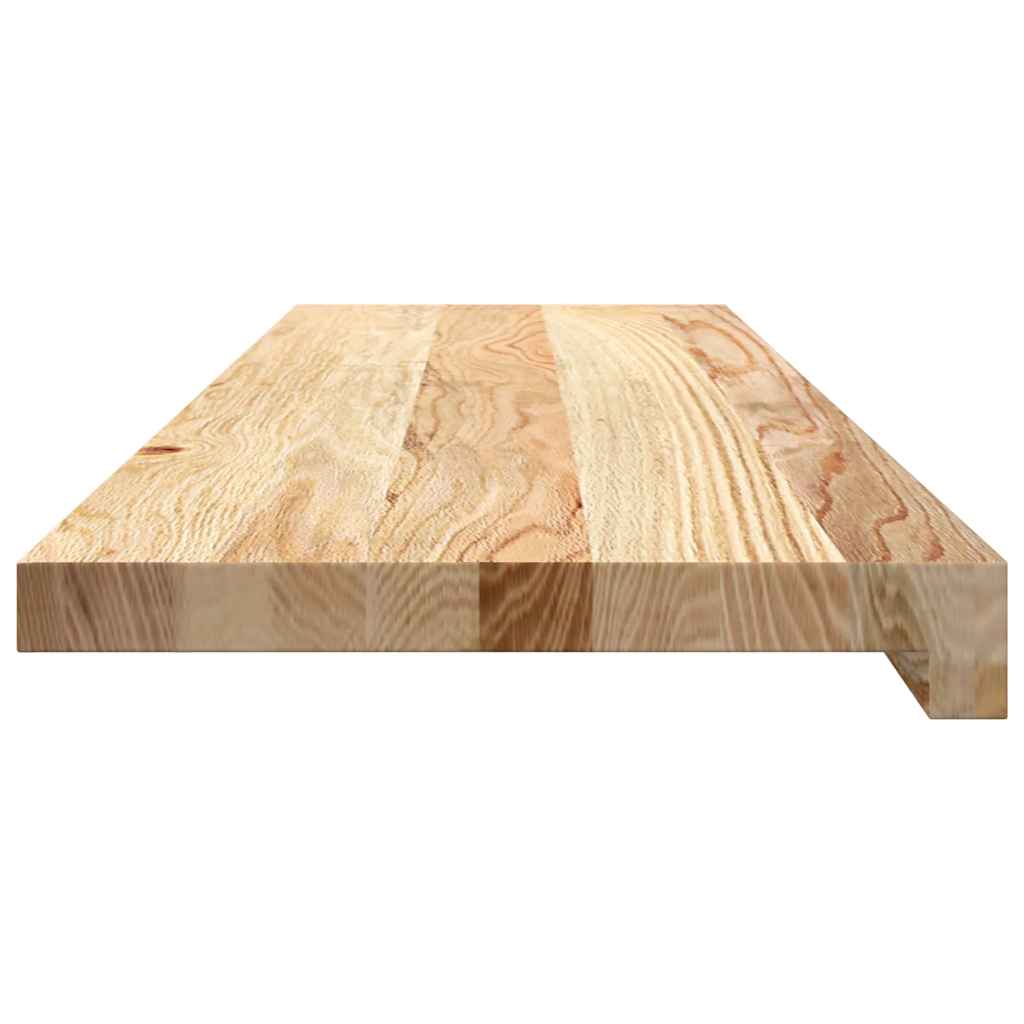 Vidaxl Parapety 2 Szt., Surowe, 90X25X2 Cm, Lite Drewno Dębowe