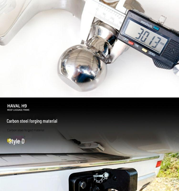 Крюк заднего фаркопа из нержавеющей стали для Haval H9 2015-2022 - Внедорожный Специальный