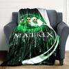 1pc The Matrix Flannel Throw Blanket - HD Printed Lightweight Soft Warm All-Season Blanket for Sofa, Bed, Travel, Camping012