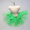 Юшэн ул.. Комплект из сетчатой юбки для собак на День Патрика, юбка-пачка для девочек на Марди Гра и блестящая повязка на голову в виде щенка, принцессы, костюм для переодевания