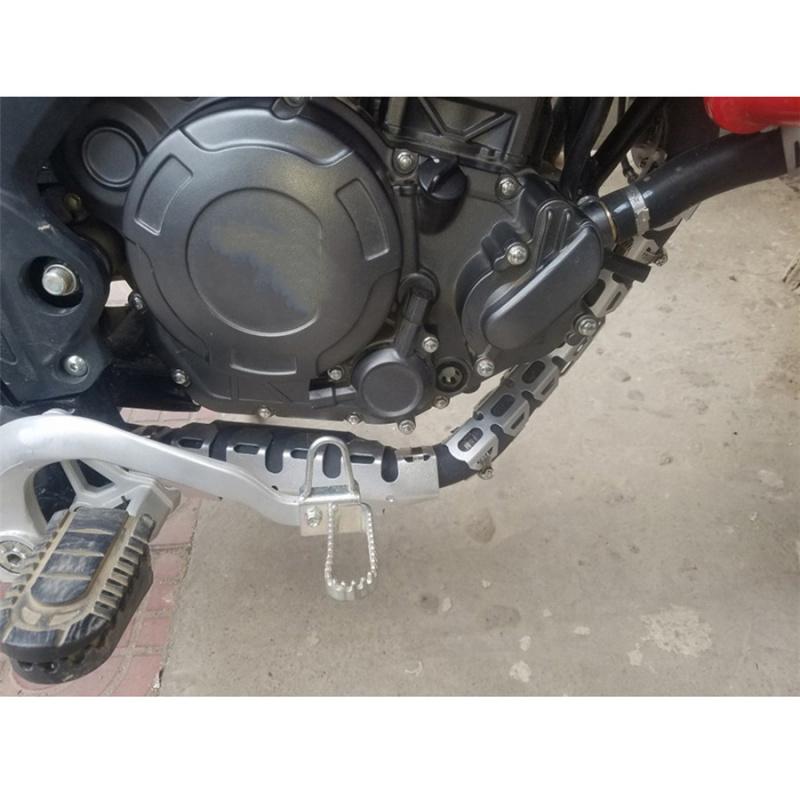 Titanium-coated universal Motorcycle exhaust shield that protects against heat