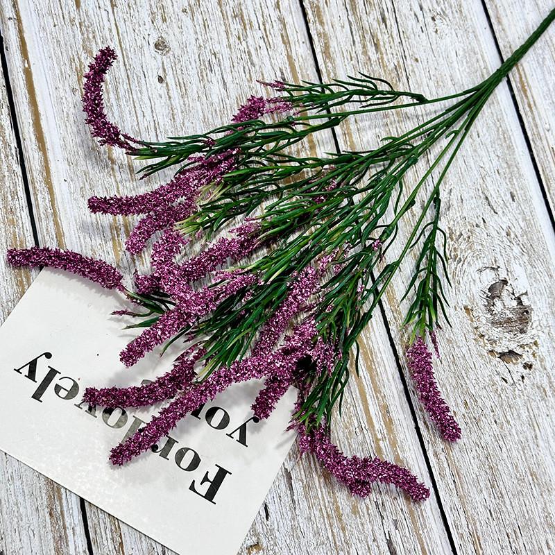 Simulated Bouquet Lavender Artificial Plastic Artificial Flower For Decor Indoor