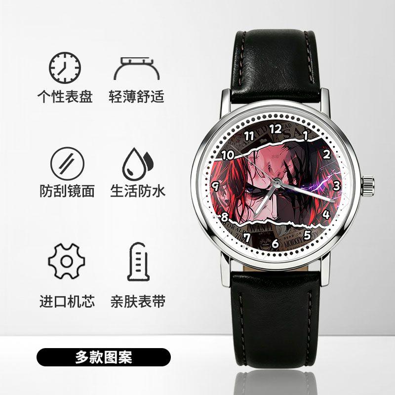 Luffy Wristwatch One Piece Sanji Nico Robin Shanks Electronic Wrist Watch Anime Waterproof Anti Drop Couple Sports Watches