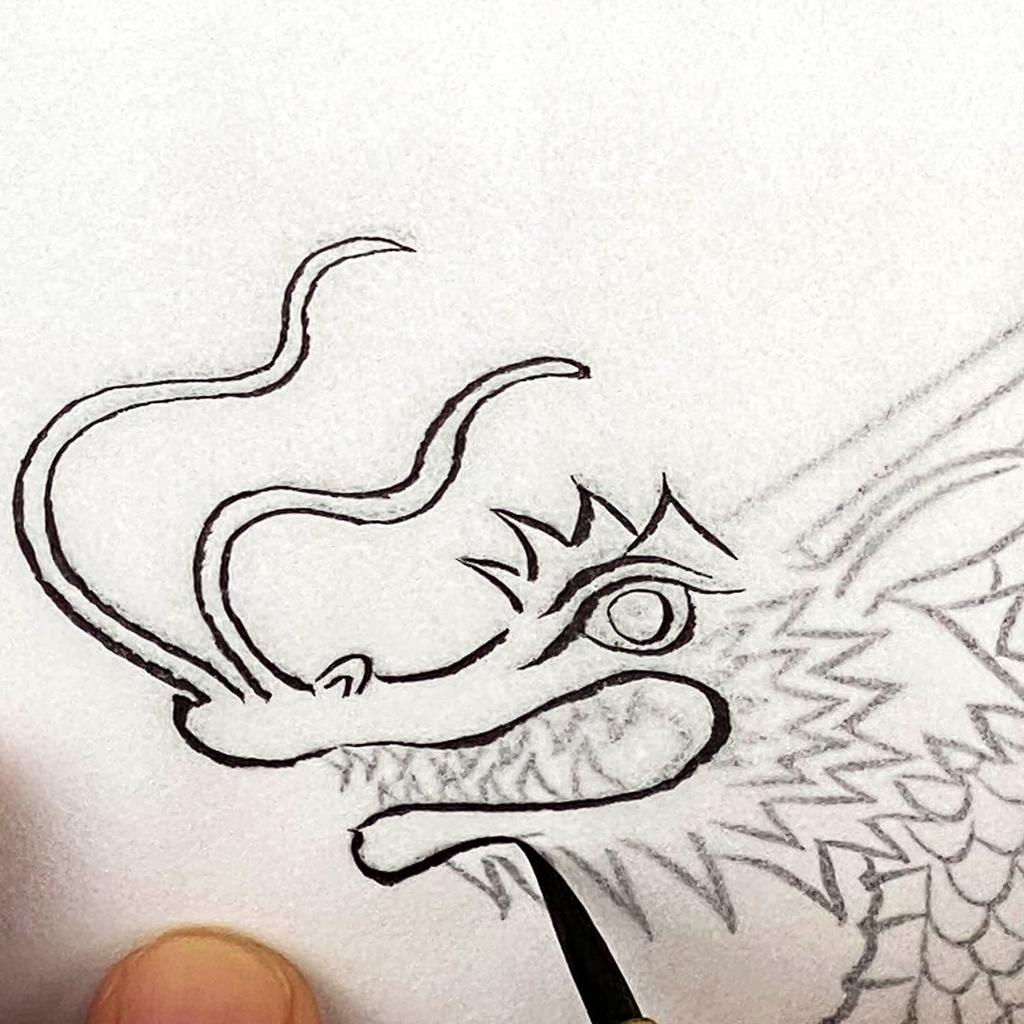 Бумага для японской живописи Kissho из серии Enjoy Dosa Drawing 10 "Рисуй линии, копируя" Бумага, листы, белая, 6-58