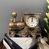 Творческий домашний будильник Подарки для студентов Подарки для школы Старинный локомотивный будильник
