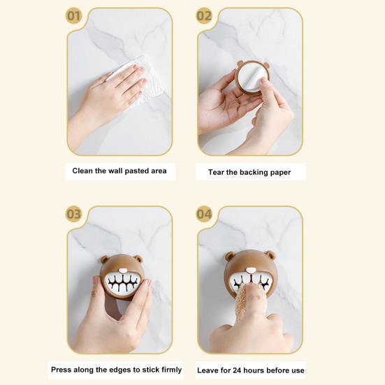 Полезный, легкий доступ, экономит место, не падает, не требует сверления, мультяшный органайзер для полотенец, полка для принадлежностей для ванной комнаты