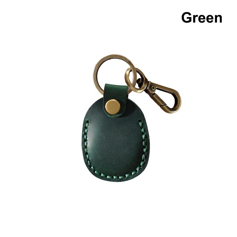 Keyring For Protective Case Retro High Quality Leather Keychain For Anti-Lost Tracker Locator Device Accessories