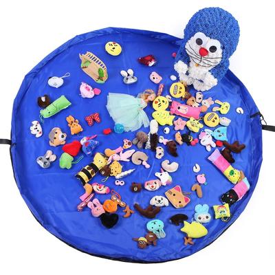 Хранение игрушек для игрового коврика Lego - сумка для хранения игрушек Duplo с завязками для детей, аккуратная игрушка с губами, может быть подарком