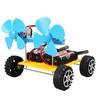 Small Invention Double-wing Wind Racing Technology Power Car DIY Small Handmade Materials Puzzle Science Experiment