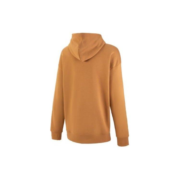 Puma Mmq Series Solid Color Logo Embroidered Hooded Knit Long Sleeve Sweatshirt Unisex Tops Earth-Yellow 536596-74