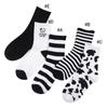 Winter Fashion Black White Cartoon Funny Autumn Cow Socks Women Socks Cotton Hosiery Cow Print