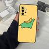 Мемы Мультяшный Смешной Чехол-Банан Для Samsung Galaxy A54 A34 A14 A36 A56 A06 A13 A53 A32 A12 A22 A52 A35 A17 A16 A55 A15