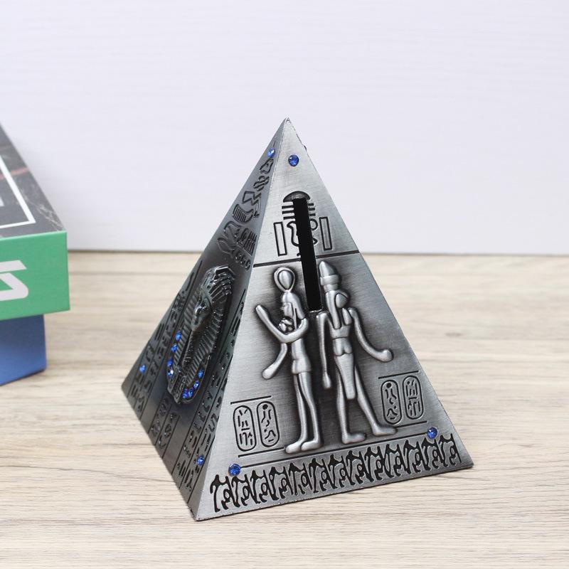 Egyptian Pyramid Model Metal Handicrafts European Ornaments Creative Home Decoration Travel Souvenirs