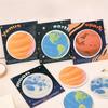 30Pcs/Set Cute Planet Spark Moon Earth Venus Sticky Notes Creative Notepad Memo Pad Index Stickers School Supplies Stationery