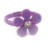 [R8343] - Children's Ring 'Le Monde De Coralie' Purple (flower) - 10 Mm