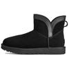 Classic Novelty Sheepskin Warm Retro Fashion Short Snow Boots Women Boots 1174514-BLK