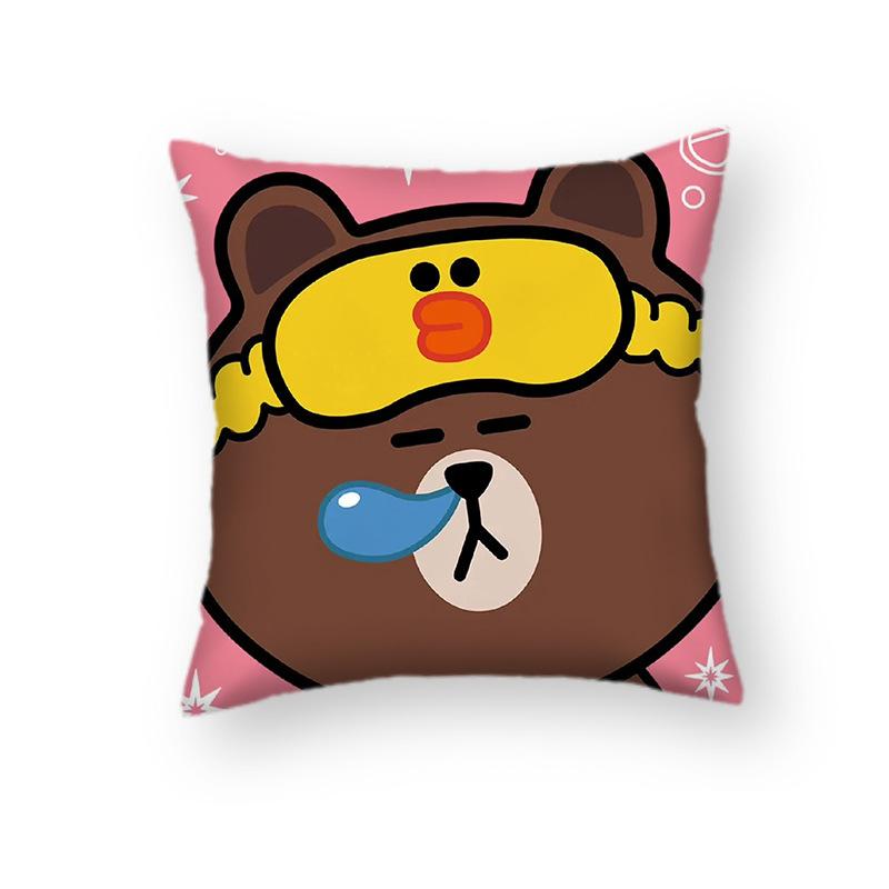 Новая мультяшная кукла для дома, милая подушка, наволочка, подарок для пары, подушка для сна, диван, автомобиль, подарок, подушка