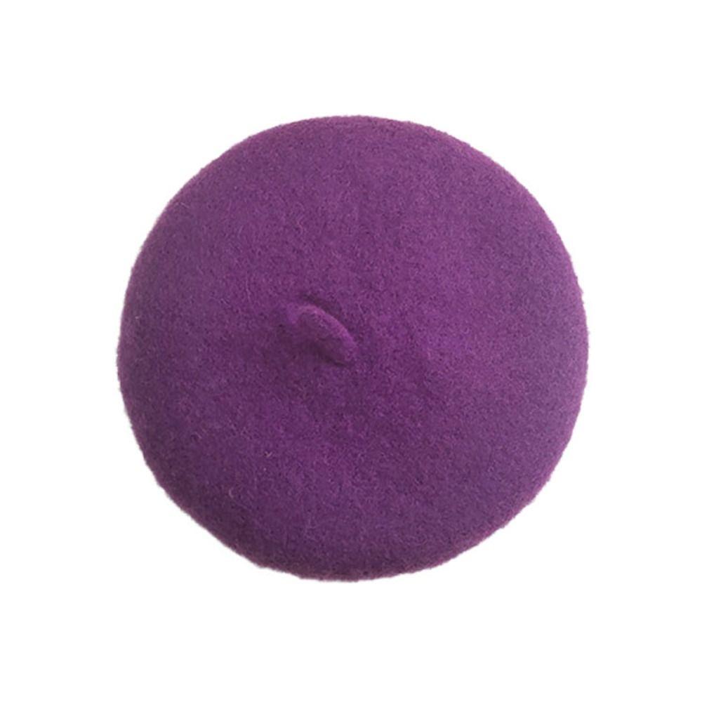 1 pcs Mini Solid Color Pet Decor Pet Wool Cap Pet Headwear Dog Beret Cat Hat