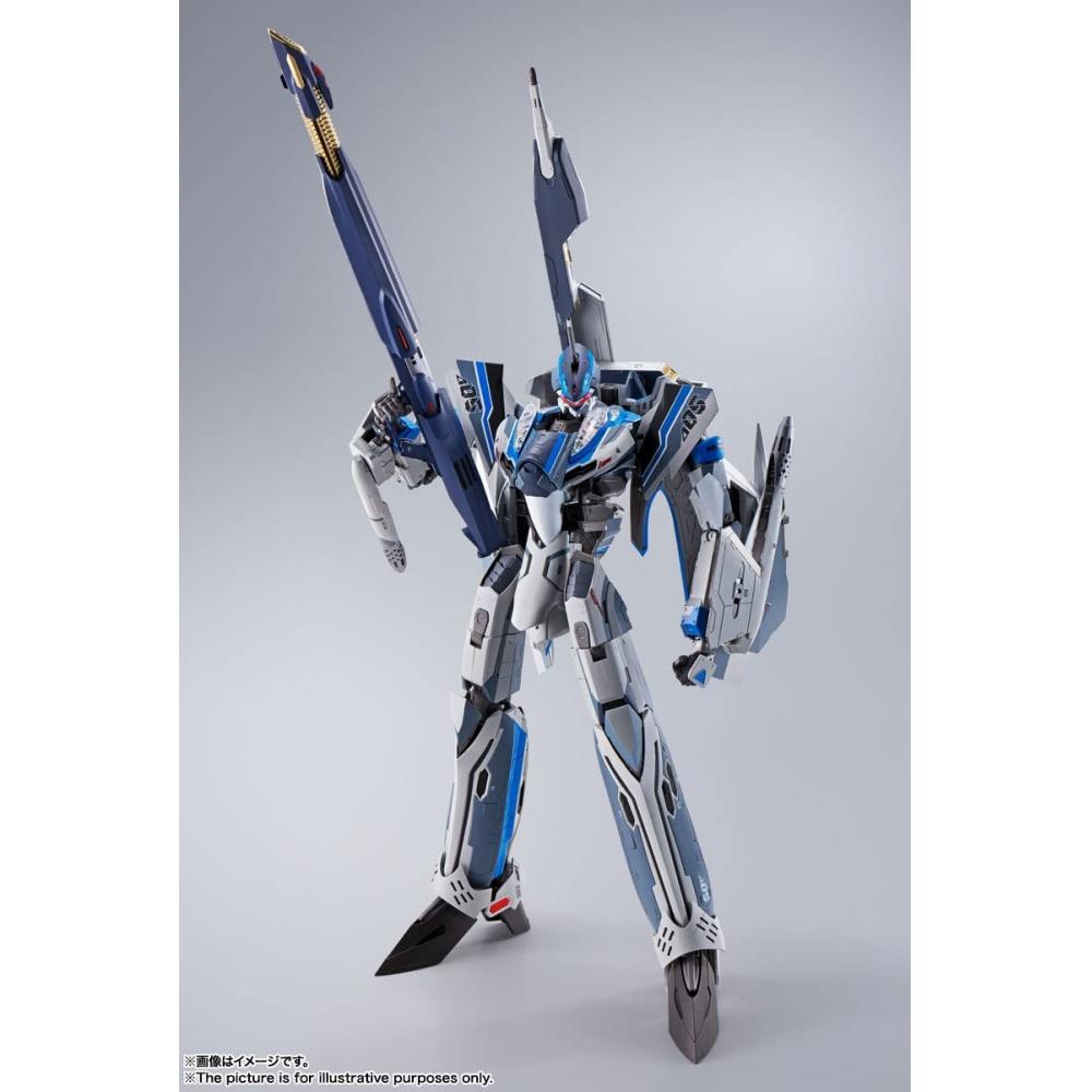 DX Chogokin Macross Delta the Movie Absolute LIVE Первая ограниченная серия VF-31AX Kairos Plus (Машина Хаяте Иммельмана) приблизительно. 260 мм ABS и литье под давлением и P